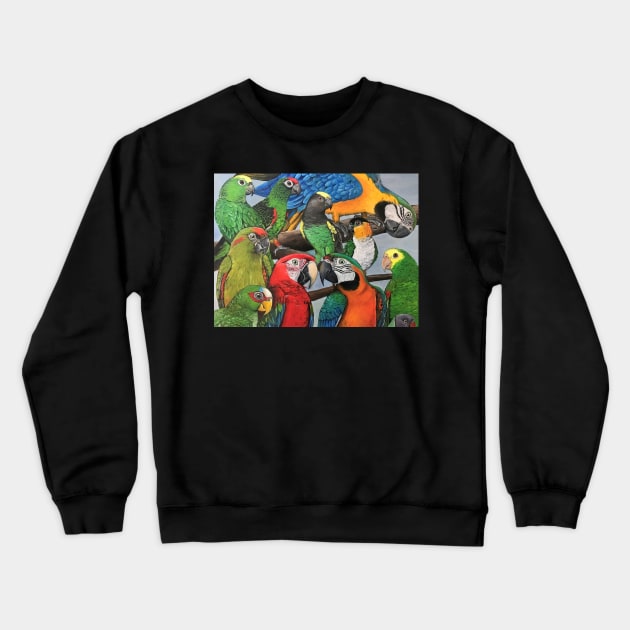 Macaws Crewneck Sweatshirt by SkyeElizabeth